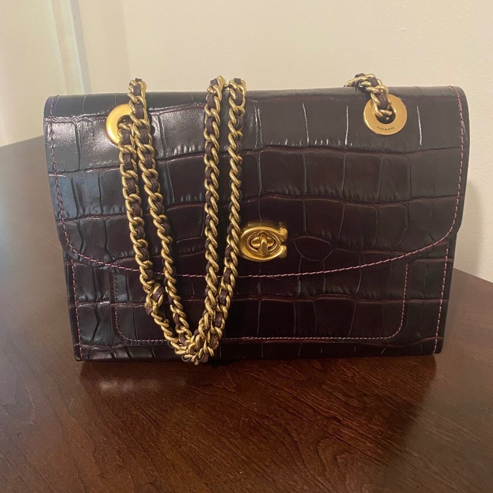 Coach crocodile print handbags - NEVER WORN